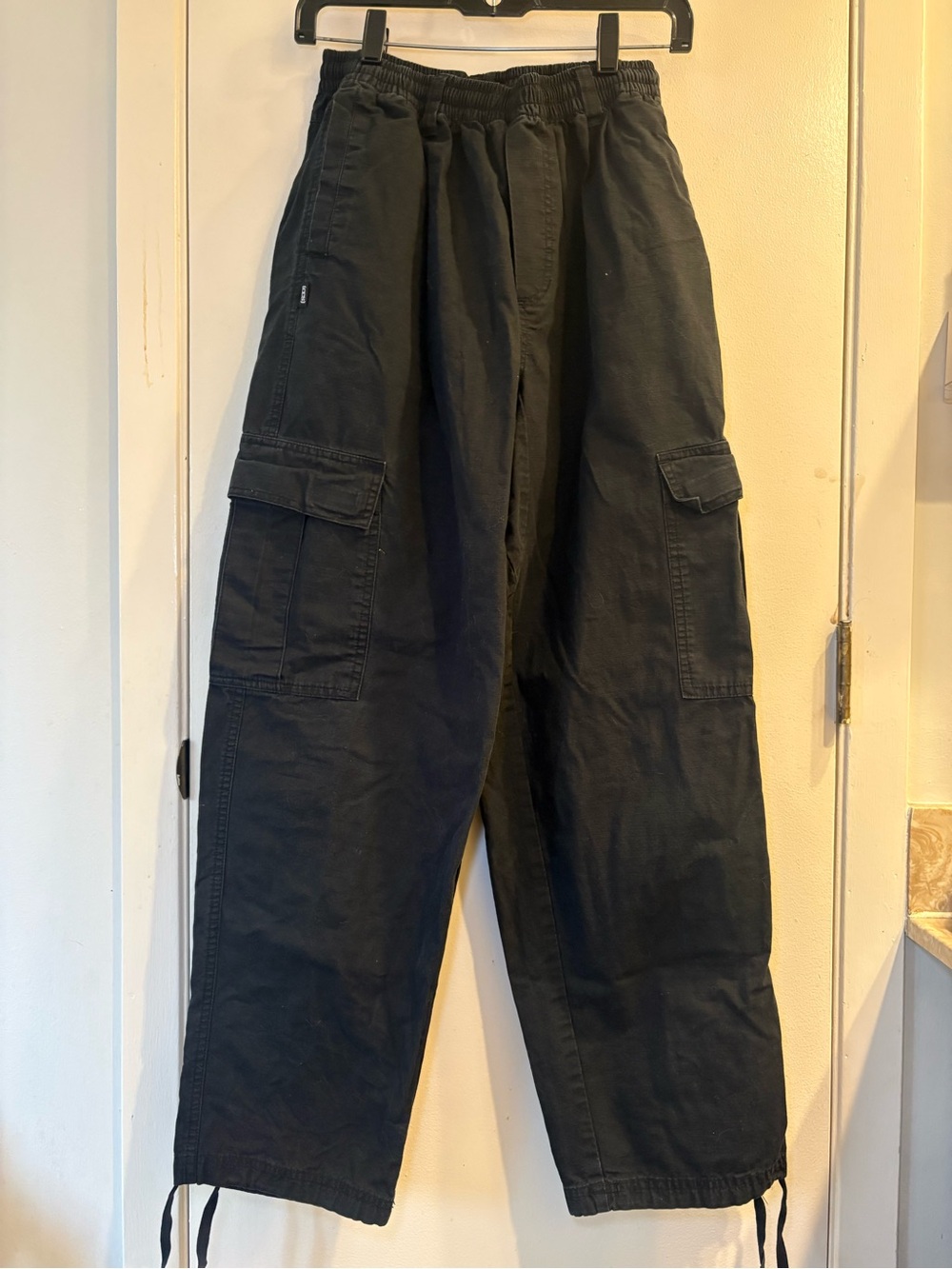 CCS Mailorder Rip stop Cargo Pants Black Size XS Skateboarder